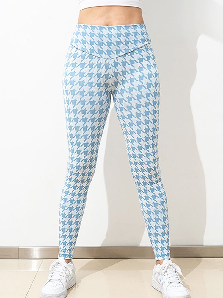 Blue Houndstooth