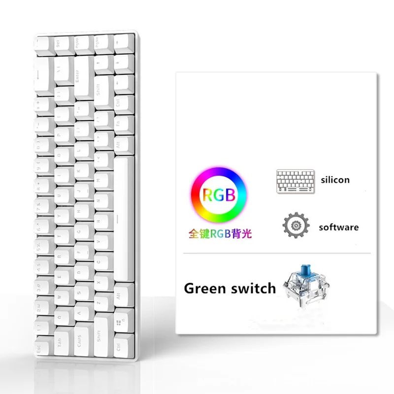 Couleur:Blanc-vertswitch KB