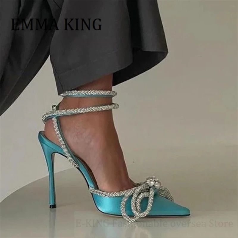Blue 11cm Heels