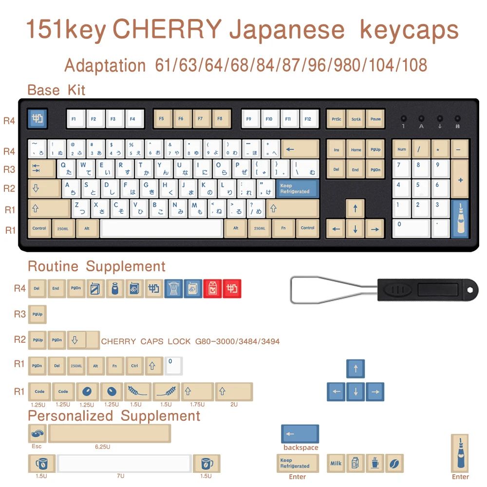 色：151キー日本語