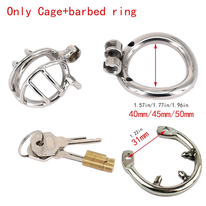 Cage+anneau barbelé 40mm