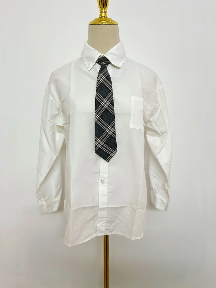Wit overhemd en stropdas-S