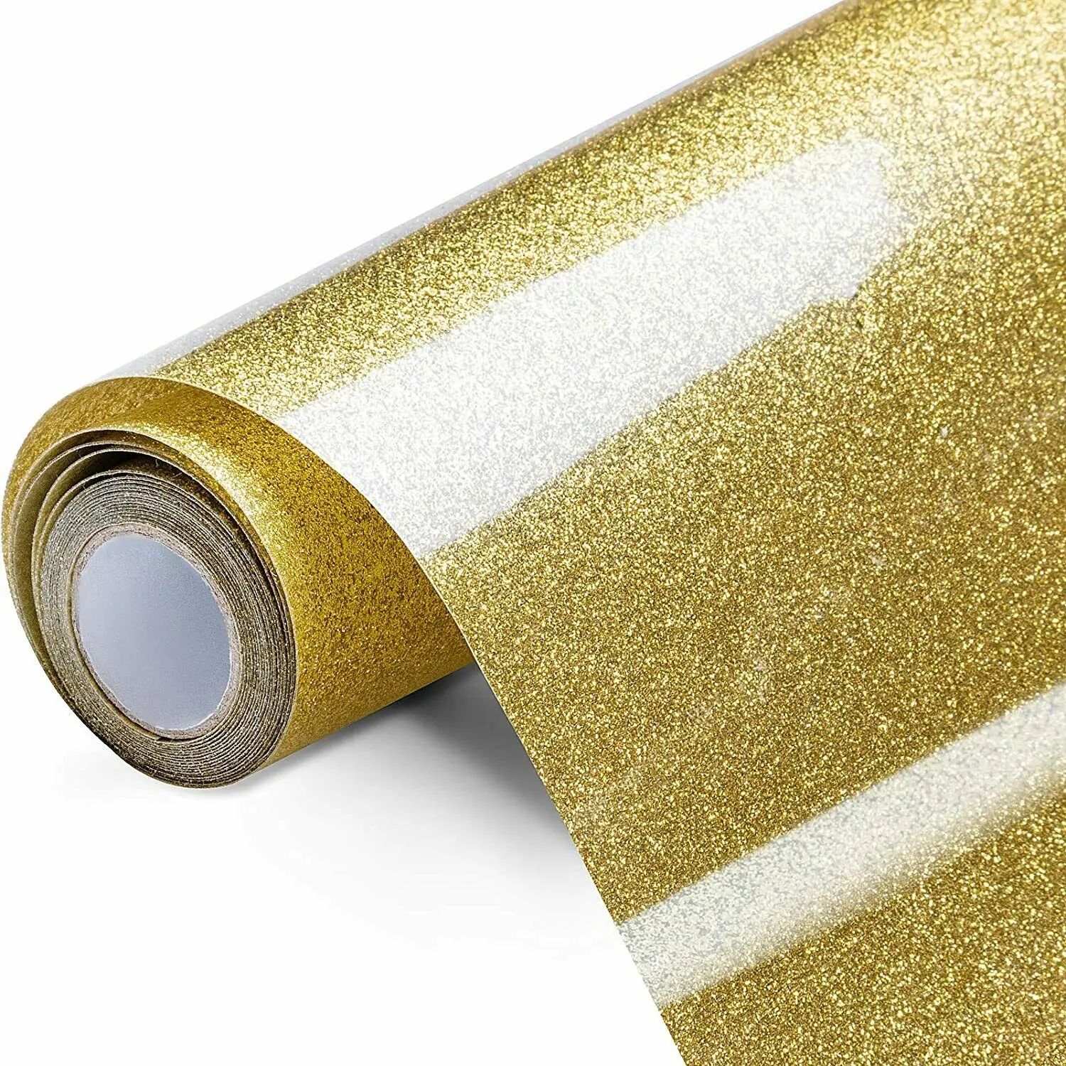 Farbe: Glitzergold. Größe: 25 cm x 152 cm