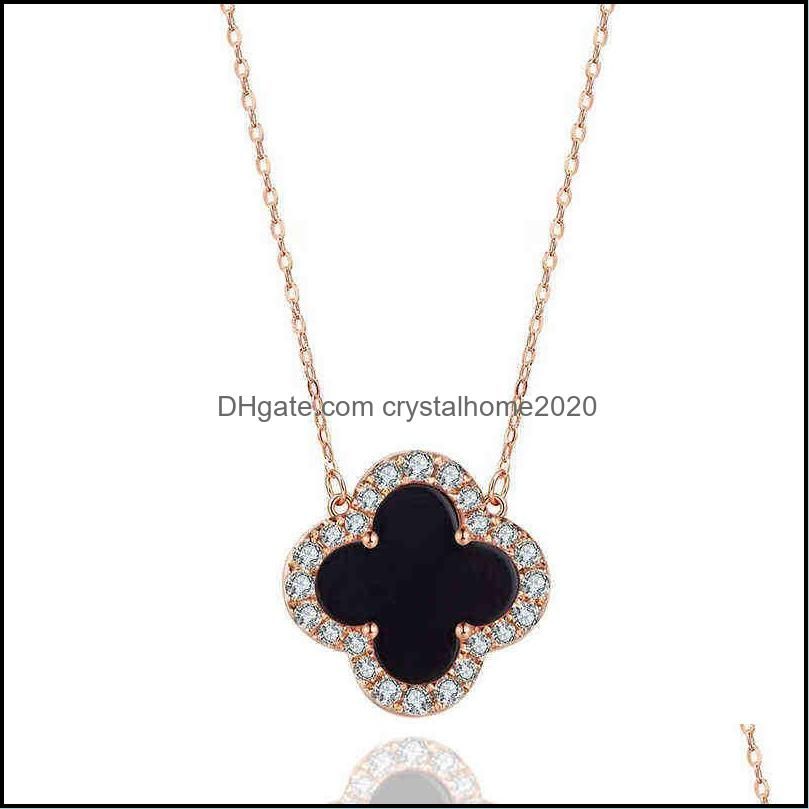 18k gouden zwarte agaat ketting + diamon