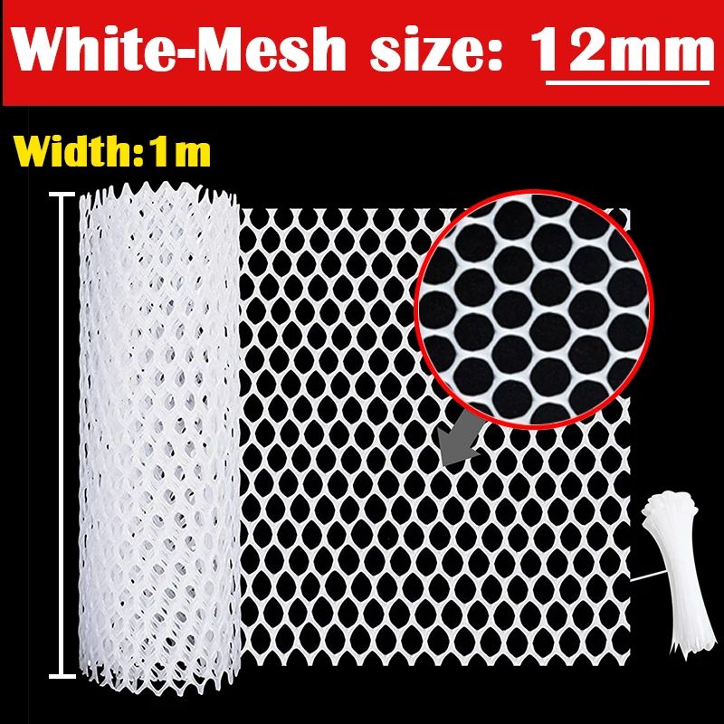 Rozmiar: 1x5mcolor: Mesh 12 mm-biały