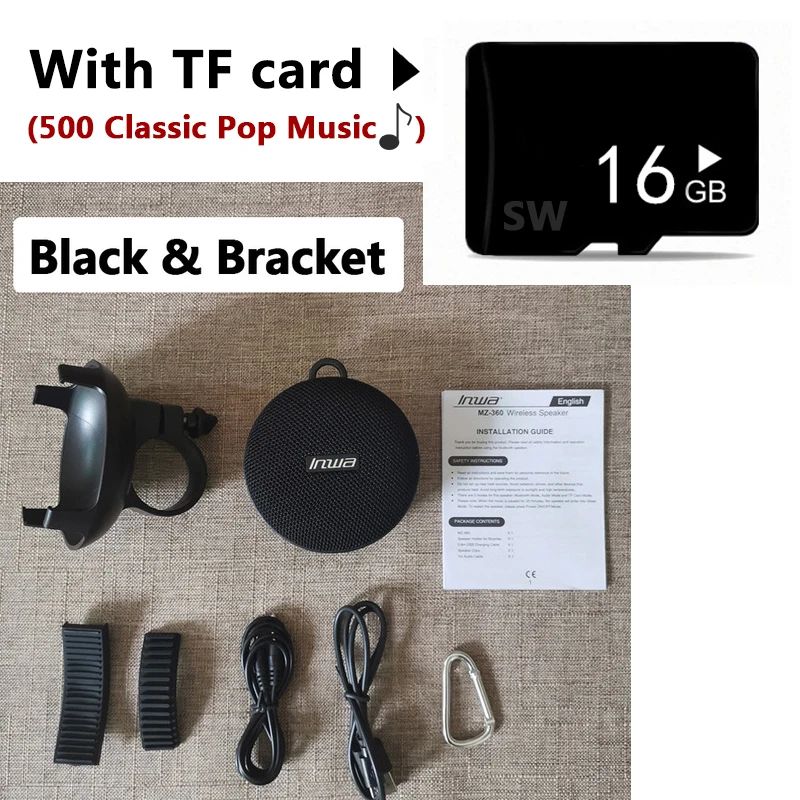 Black with Tf Card