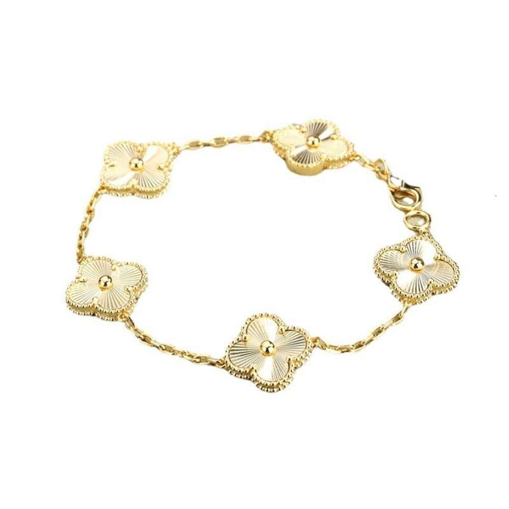 Fünf-Blumen-Gold-Laser-18k