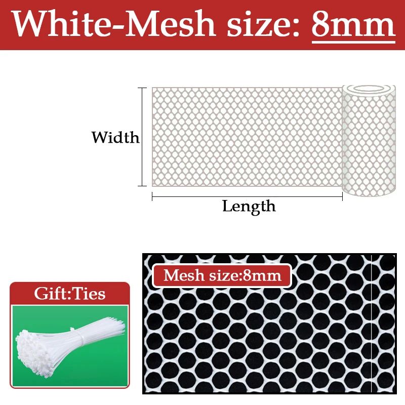 Size:Width 1mColor:Mesh size 8mm