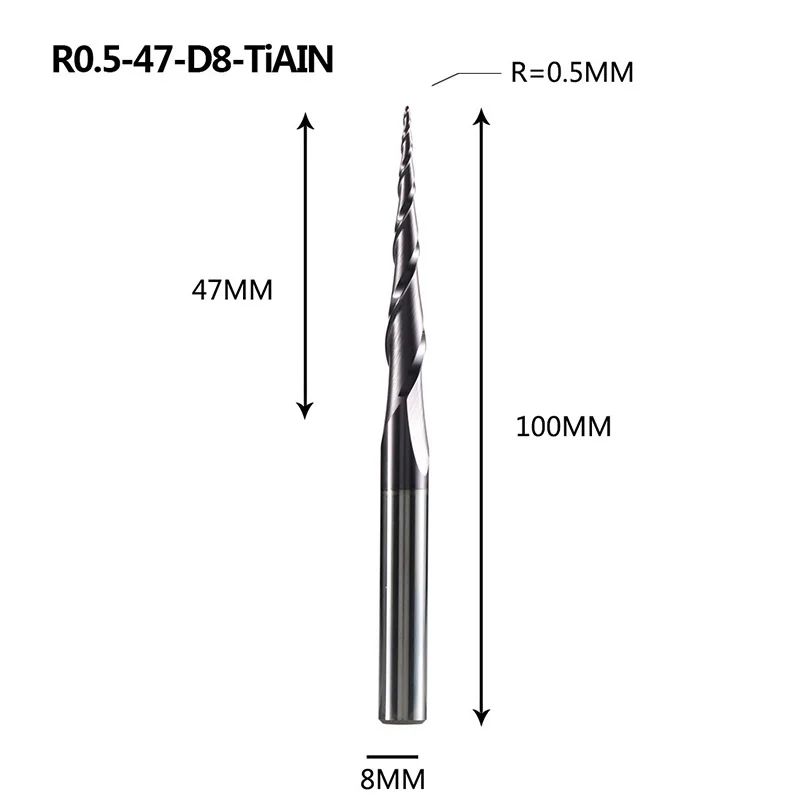 Kısırlı uzunluk: R0.5-47-D8-100