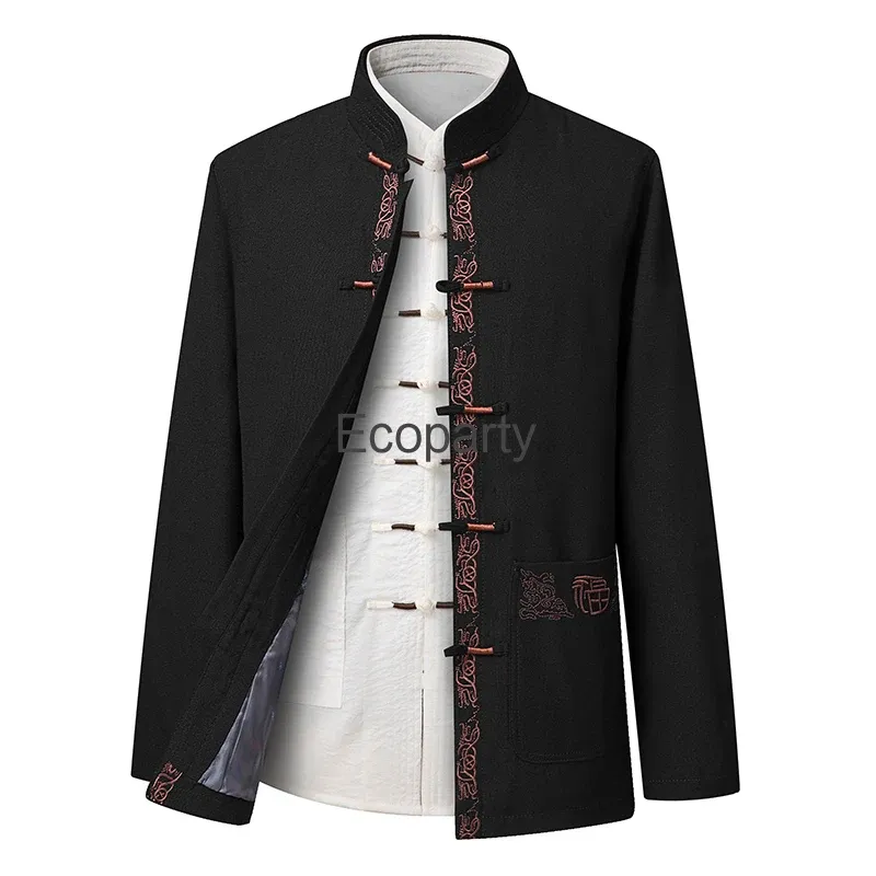 CHINE 2XL190cm manteau noir