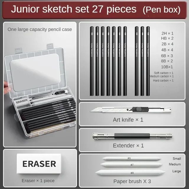 Pen Box 27 Pcs Kit