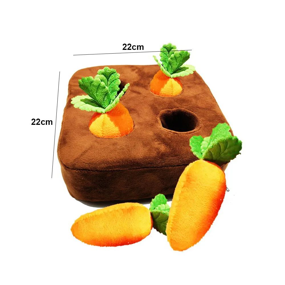 Color:22x22cm 4 Carrots
