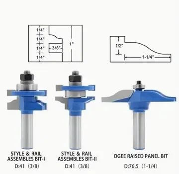 Comprimento da borda de corte: 3pcs fresa