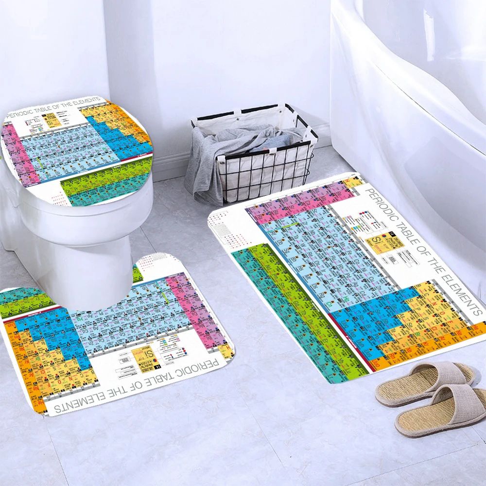 Color:JK1373-3Pcs Bath Rug