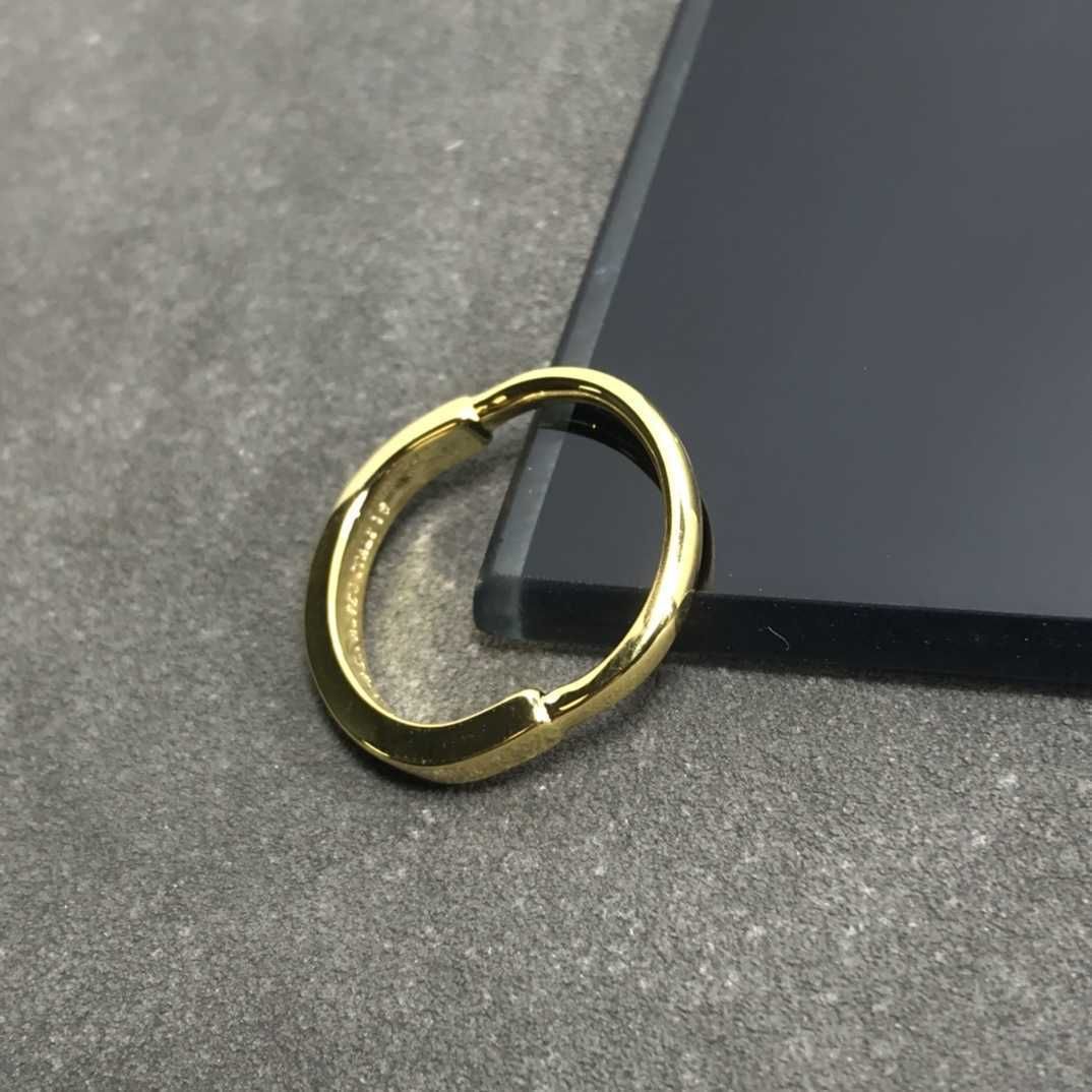 Gold U-shaped Ring