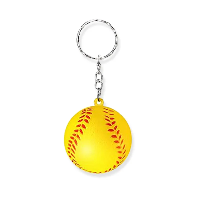 24 Pcs Yellow Baseball