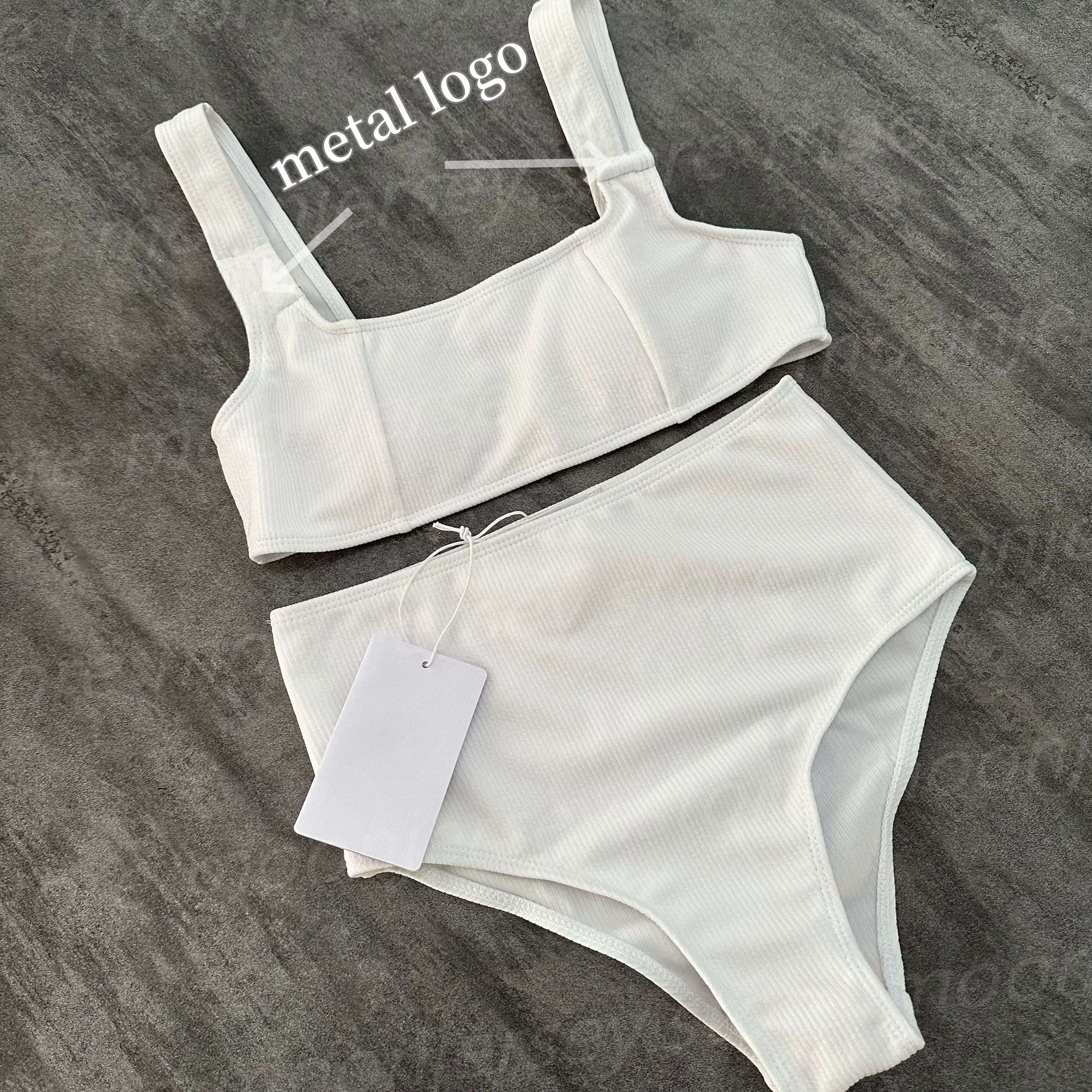 #10 White-tankini Set