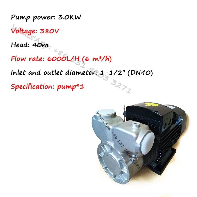 3 kW 380V-pomp