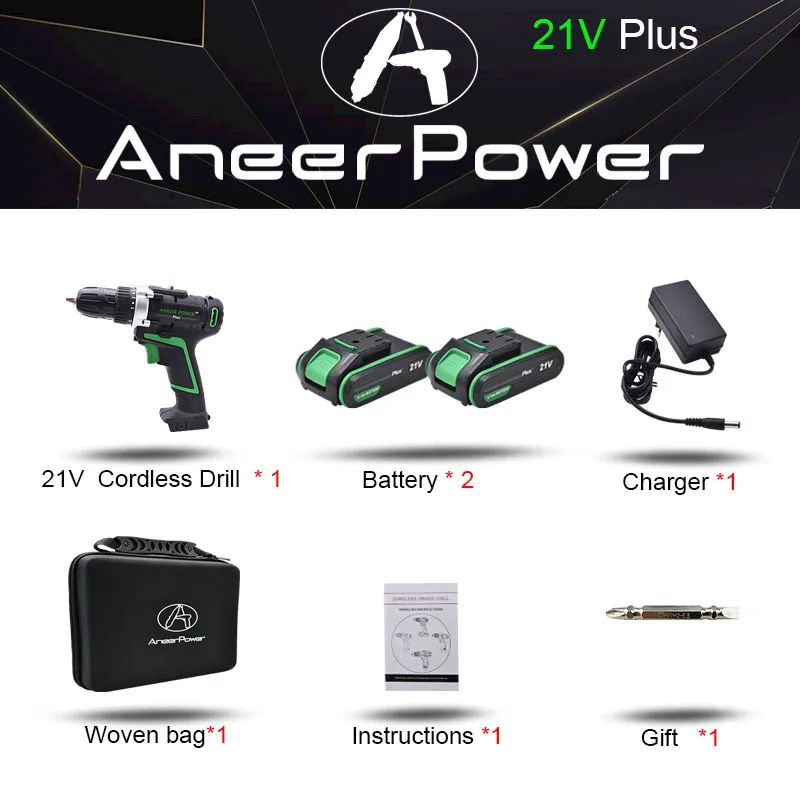 Color:21V 2pcs battery