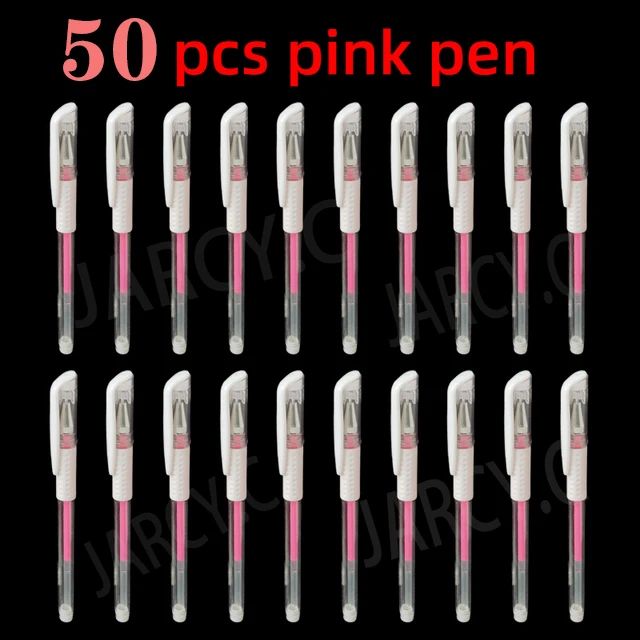 50 stuks roze pen