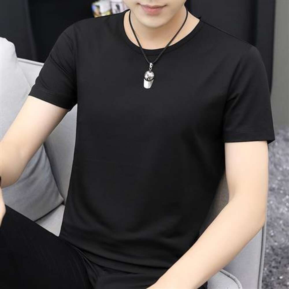 Black [Solid] [Short sleeved]