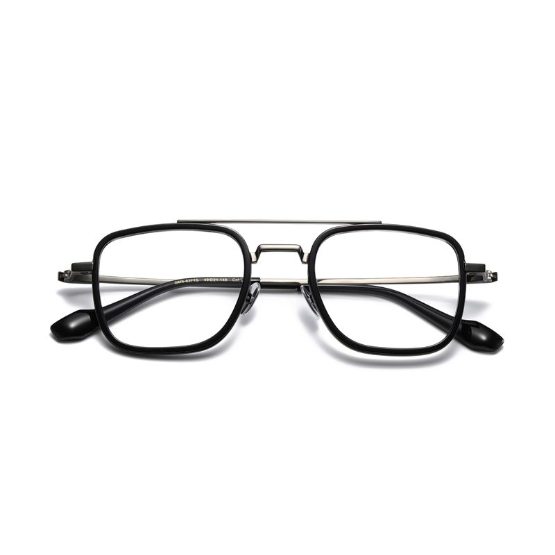 Black Frame Clear Lens