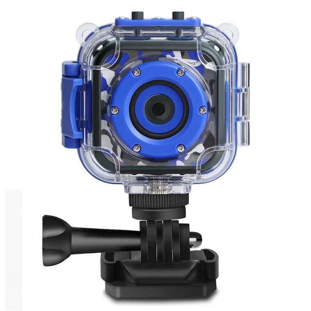 Blauwe camera-voeg 8G TF-kaart toe