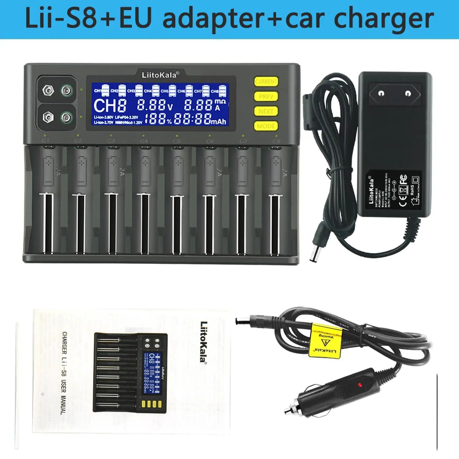 Lii-S8 en auto