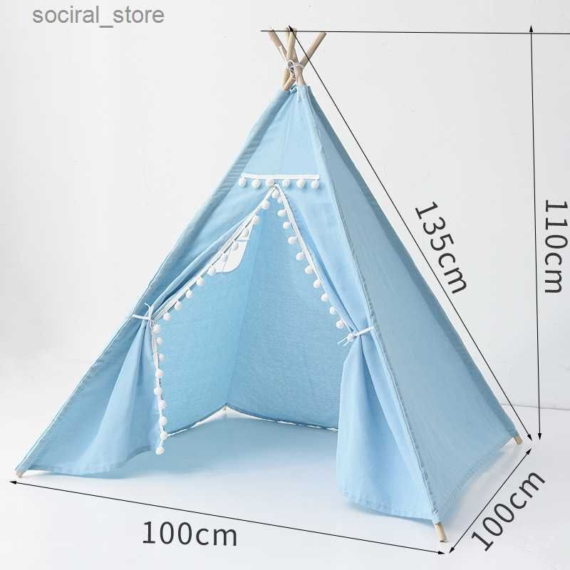 Blauwe tent