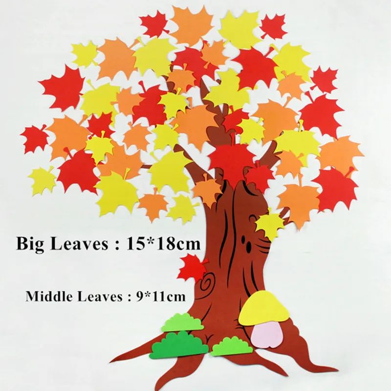 Color:1pc Maple leaf tree