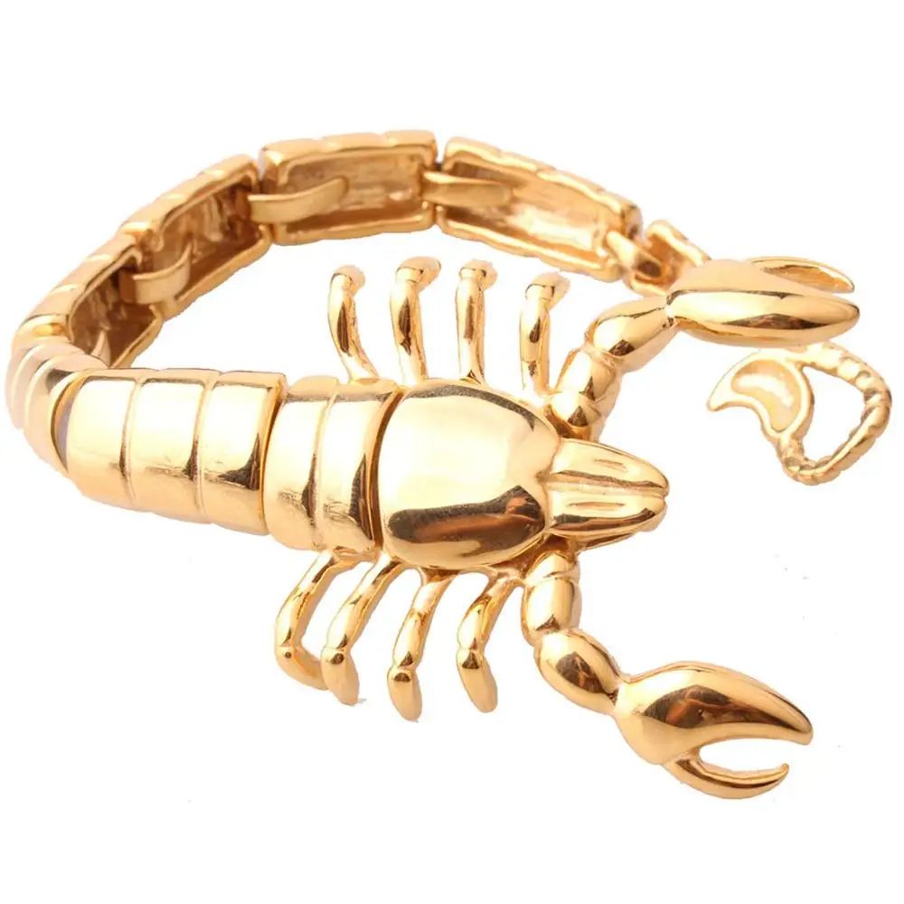 Metal Color:Gold Scorpion