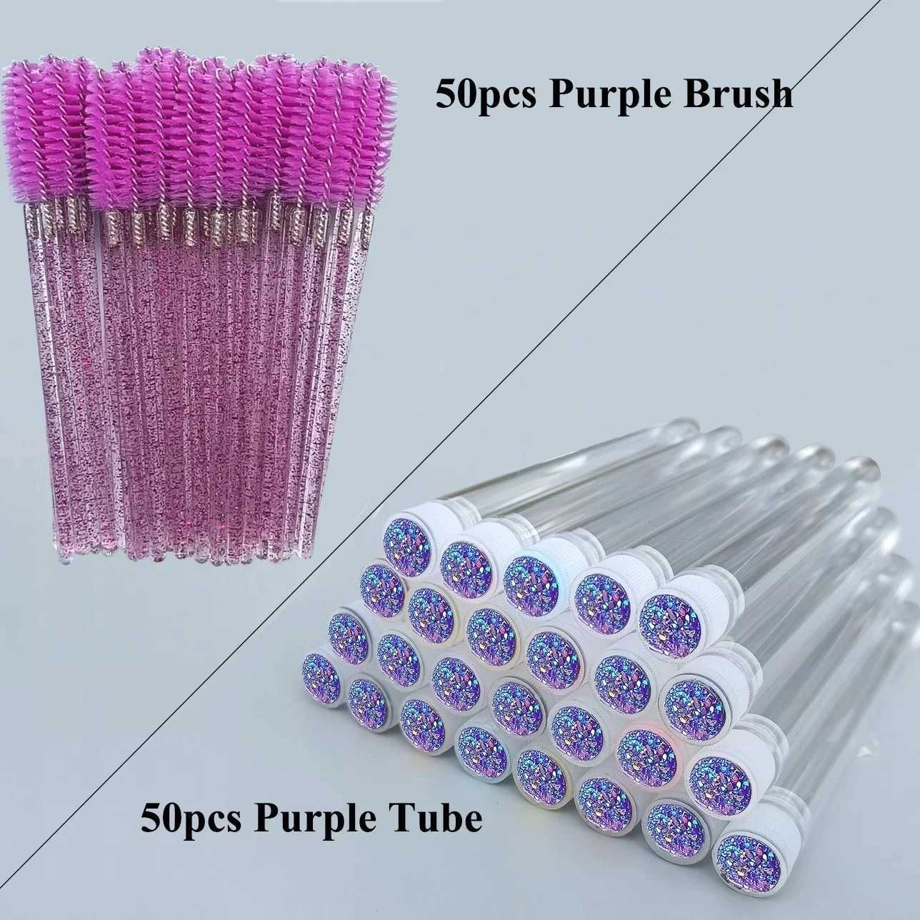 Tube de 50 pièces, brosse de 50 pièces4