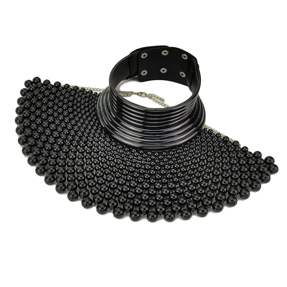 Metal Color:Black Necklace Set