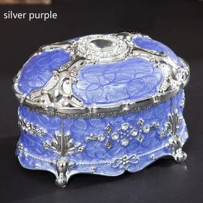 CHINE M-10,5x7,5x6,5cm argent violet