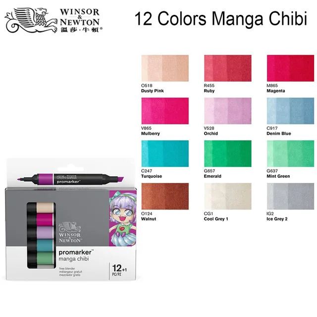 12 Farben Chibi