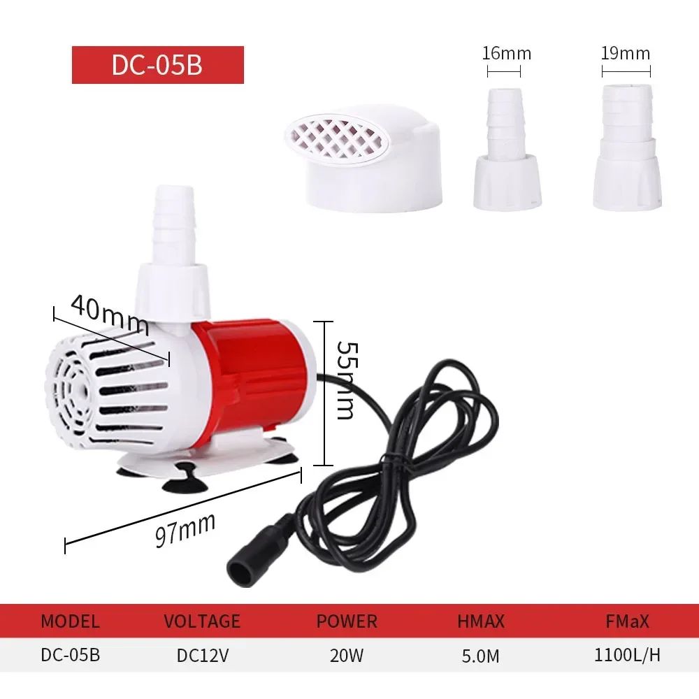 Couleur : DC-05B 12 V et 20 W.