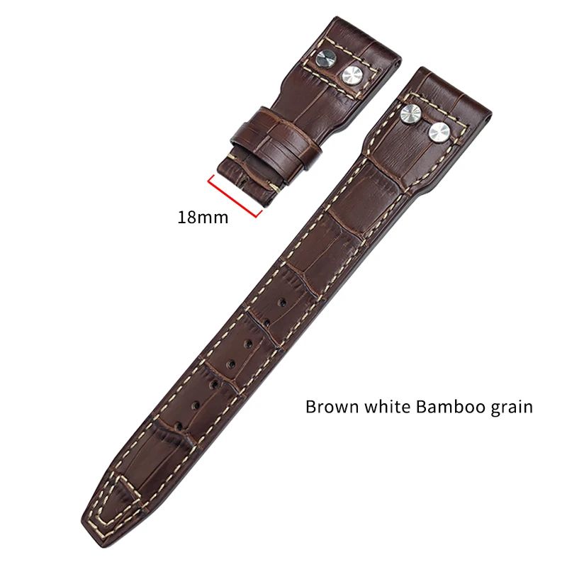 Band Color:Brown white bamboo