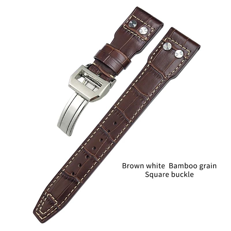 Band Color:Brown white bamboo 1