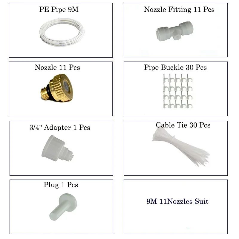 Color:9m White Kit