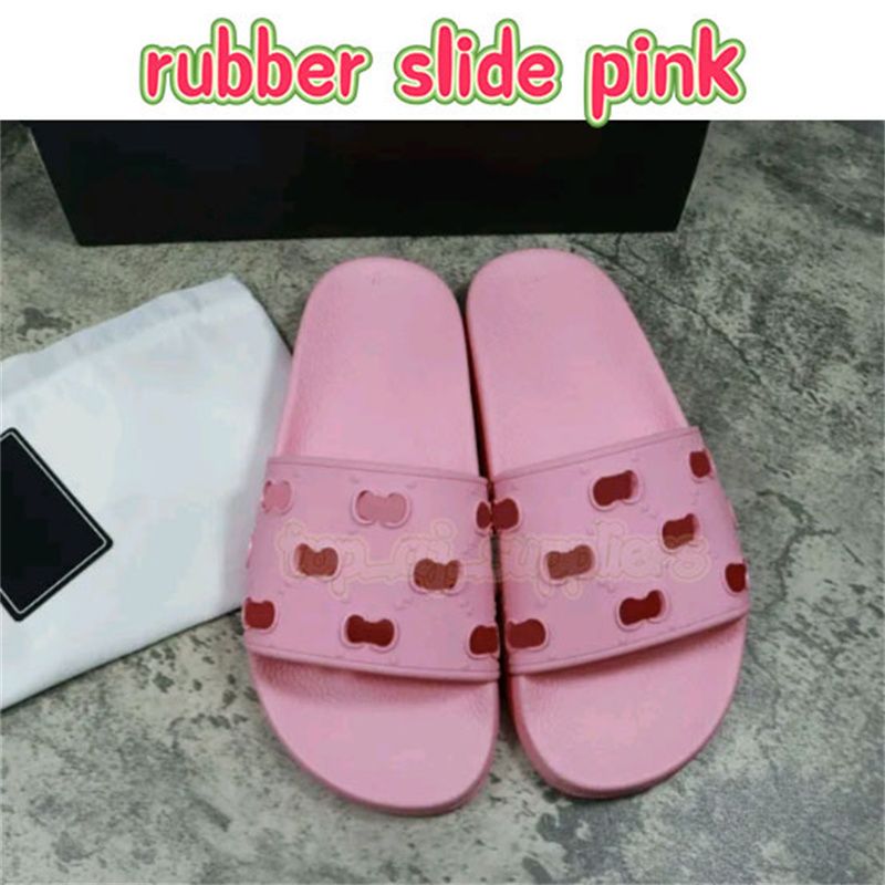 10 rubber slide pink