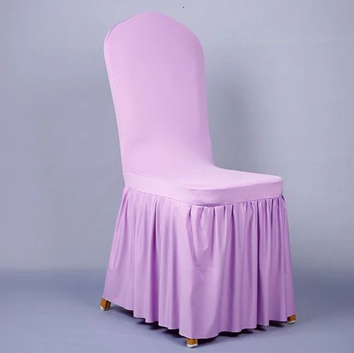 Housse de chaise violet clair-1