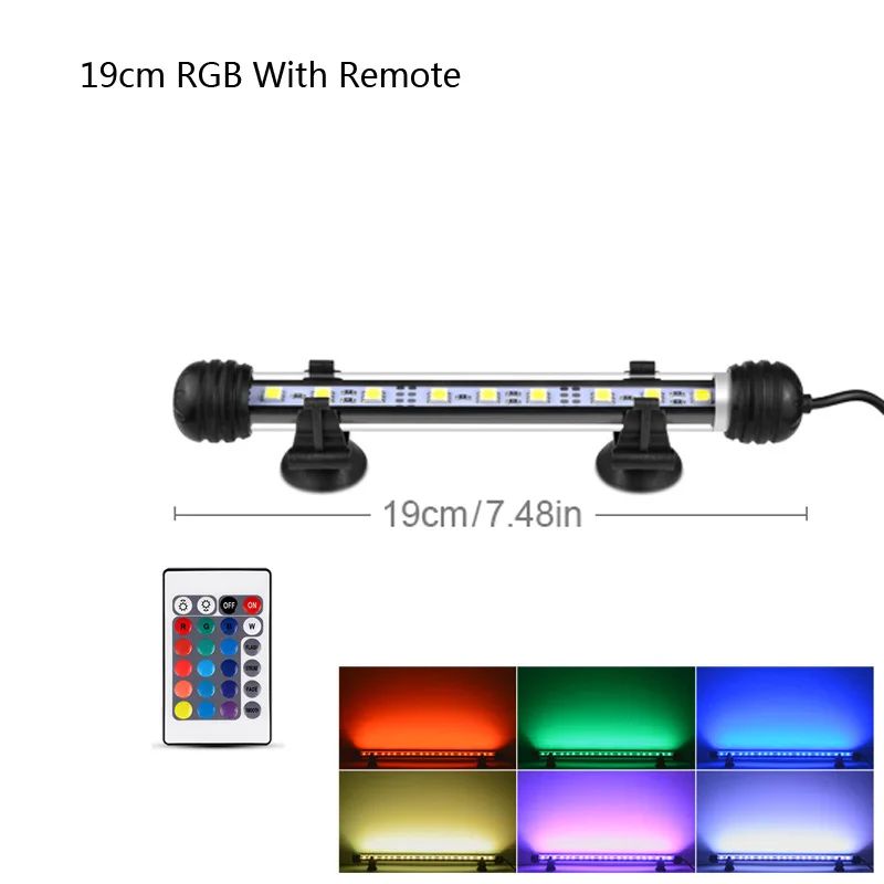 Renk: Uzaktan kumanda 19cm RGB