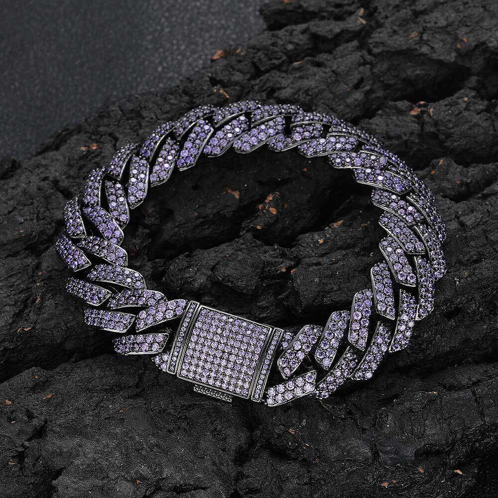 Noir violet largeur 15mm)-Bracelet 7