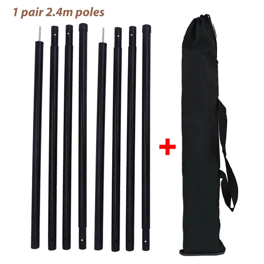 Color:1 pair 2.4m poles