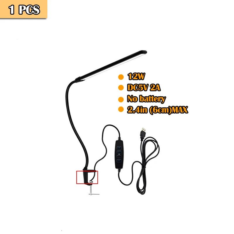 1PCS-66LED-12W-USB DC 5V