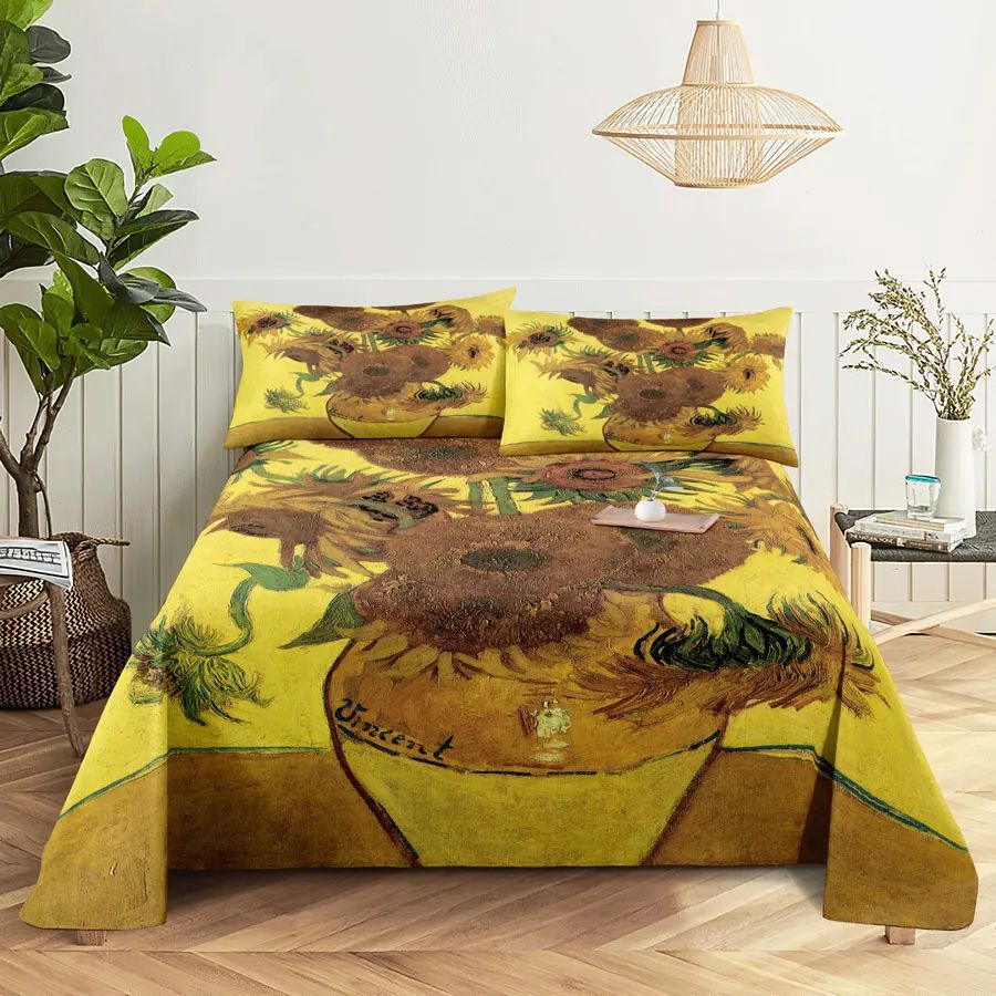 Couleur:Drap de lit fleuri 27