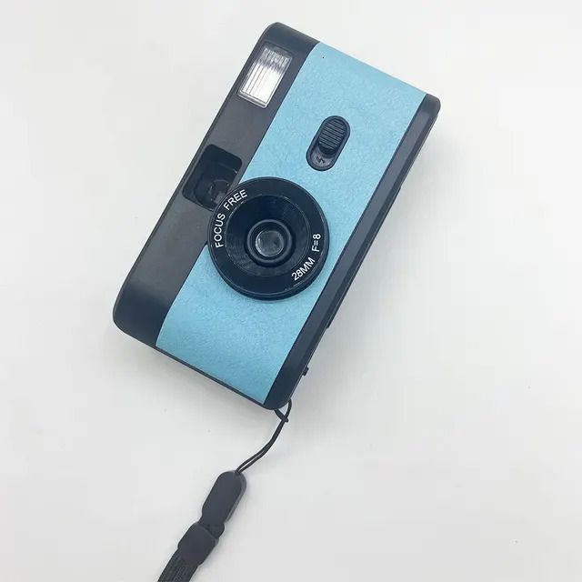 Alleen zwart-blauw-camera (geen film)