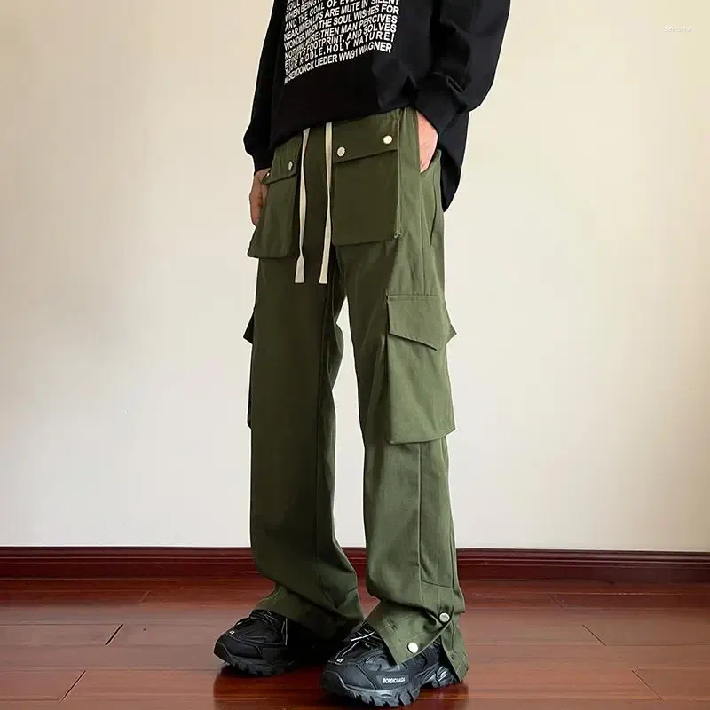 Army Green Pants Mężczyźni