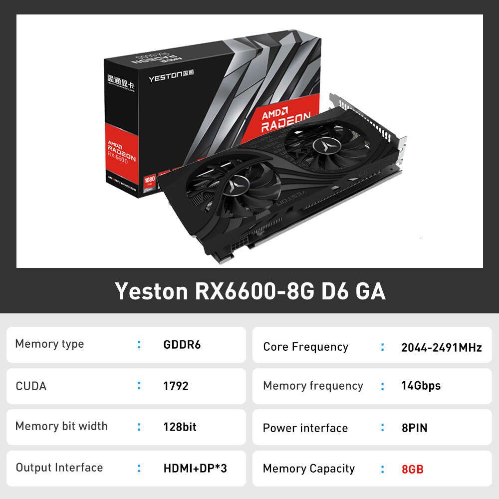 RX6600-8G D6 GA