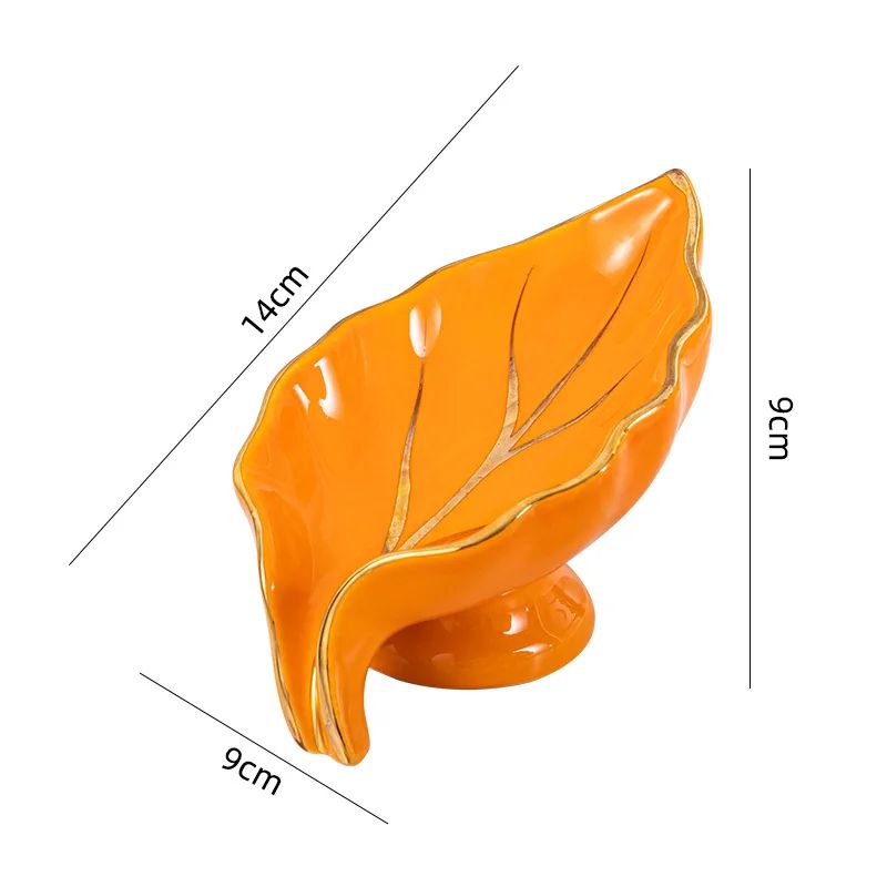 Cor: formato de folha laranja
